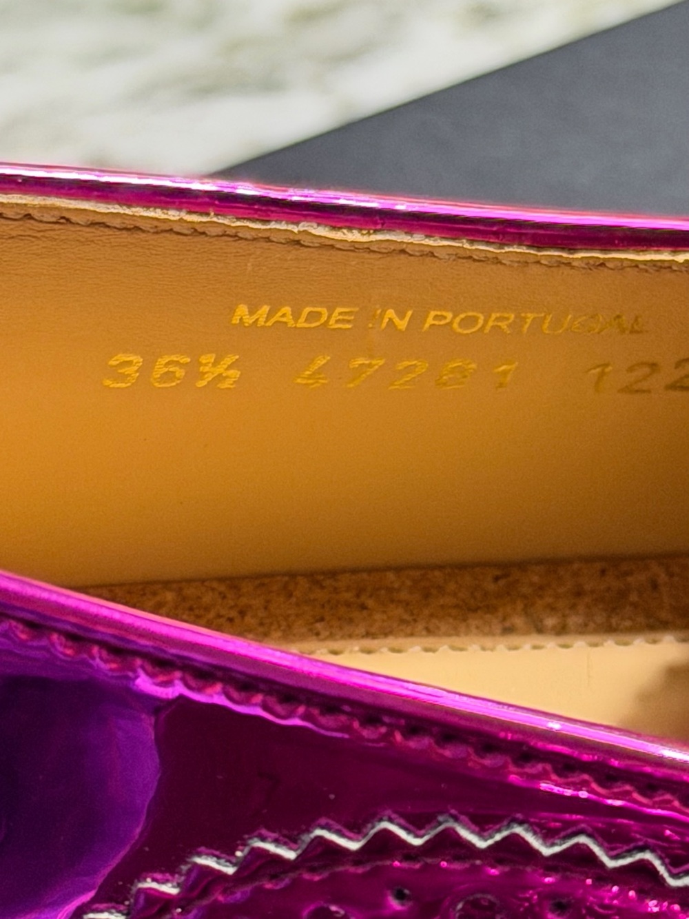 The Office of Angela Scott Ms Charlotte Magenta Loafers Pink Loafers NIB - Picture 8 of 17